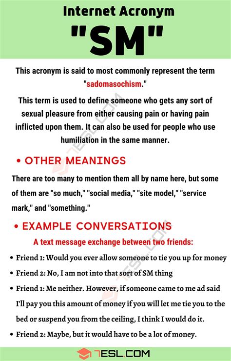 s&m meanjng